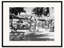 Gerahmter Kunstdruck Club Hotel Miami Beach, Florida, 1930er