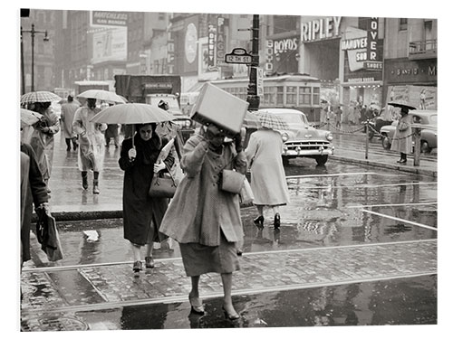 PVC-taulu A rainy day in Philadelphia, 1950