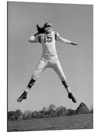 Quadro em alumínio Football Quarterback throwing pass, 1960s