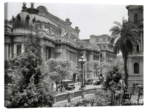 Canvas print Opera house in Rio de Janeiro, Brazil, 1930s