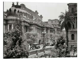 Magnettafel Opernhaus in Rio de Janeiro, Brasilien, 1930