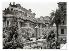 Muursticker Opera house in Rio de Janeiro, Brazil, 1930