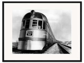 Gerahmter Kunstdruck Steamliner Denver Zephyr Chicago, USA, 1930