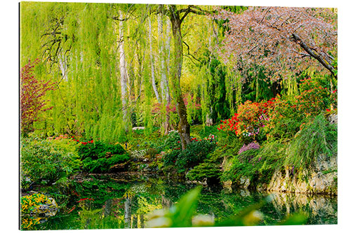 Tableau en plexi-alu Étang féérique aux Jardins Butchart, Canada