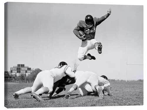 Canvastavla Football game, 1960s