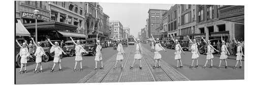 Print på aluminium Roller Skater Girls, Washington DC, 1929