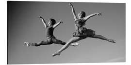 Aluminium print Ballet dancer in the air