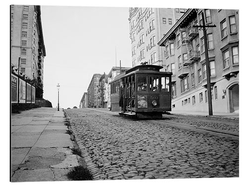 Cuadro de aluminio Tranvía en San Francisco