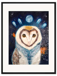 Gerahmter Kunstdruck Mondrhythmen