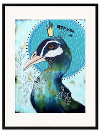 Innrammet kunsttrykk Of peacocks and poetry