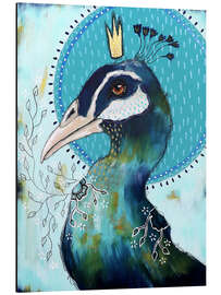 Magnettafel Pfauen und Gedichte