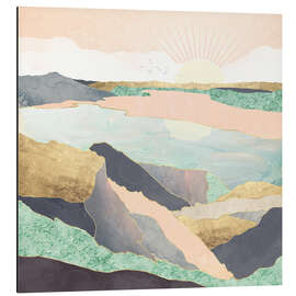 Magnettafel Sonnenaufgang am Strand