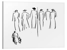 Magnettafel Figurenstudie