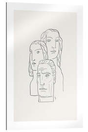 Gallery print Two Female Heads and a Male