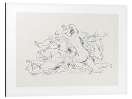 Magnettafel Schwimmende Frauen und Fische