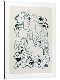 Magnettafel Drei Pferde