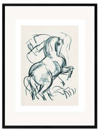 Framed art print Horse Study