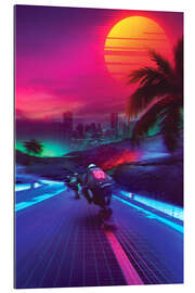 Gallery print Synthwave Midnight Outrun