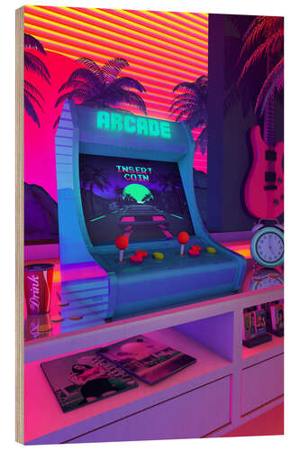 Puutaulu Arcade Dreams