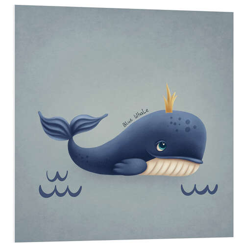 PVC-taulu Little blue whale