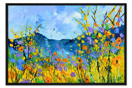 Gerahmter Kunstdruck Sommerblumen II