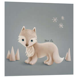 Stampa su PVC Little polar fox