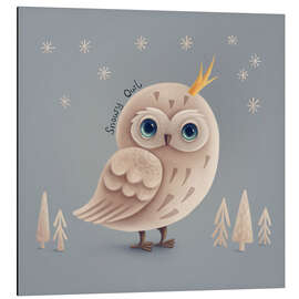 Magnettafel Kleine Schneeeule