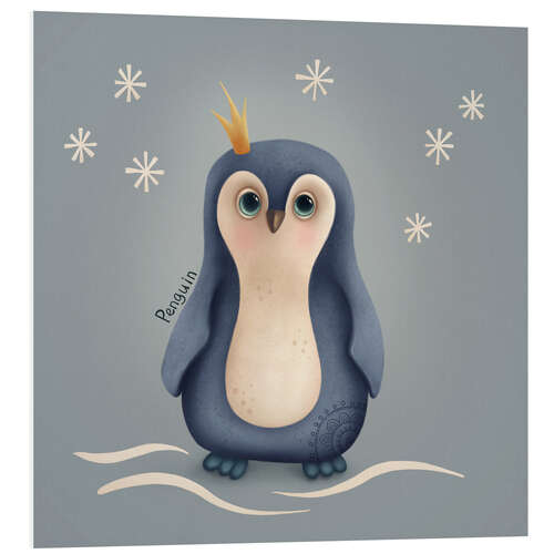 Foam board print Little penguin