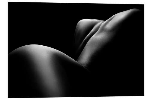 Foam board print Female bodyscape