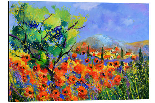 Gallery Print Roter Mohn in der Provence