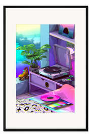 Gerahmter Kunstdruck Vaporwave Ästhetik