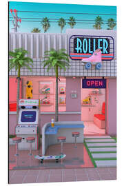 Magnettafel Rollschuhladen