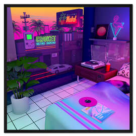 Gerahmter Kunstdruck Room 84