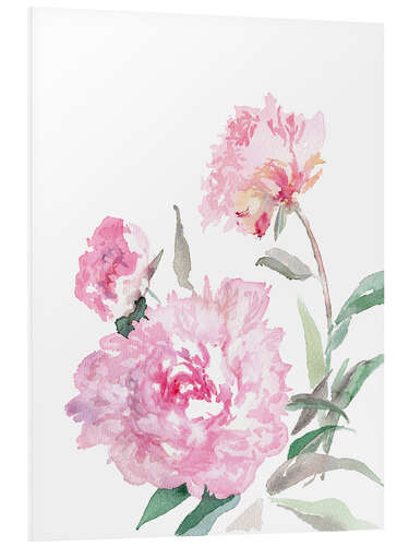 Tableau en PVC Pivoines