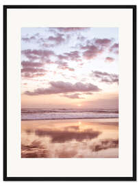 Gerahmter Kunstdruck Traumhafter Sonnenuntergang