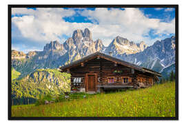 Gerahmter Kunstdruck Almsommer