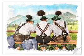 Sisustustarra Bavarian bench press