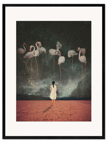 Plakat artystyczny premium w ramie Hanging on a Dream