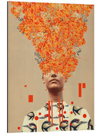 Magnettafel Zug der Vögel im Herbst