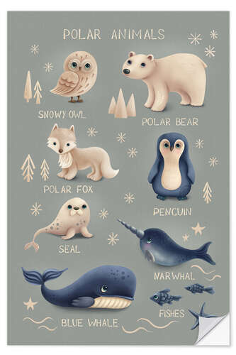 Sisustustarra Polar Animals