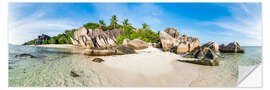 Naklejka na ścianę Anse Source d'Argent on La Digue