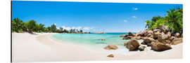 Alumiinitaulu Dream beach in the Seychelles