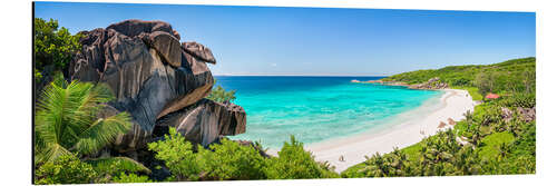 Alubild Grand Anse, La Digue, Seychellen