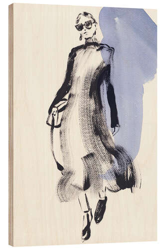 Wood print Fashion Study I