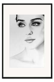 Gerahmter Kunstdruck Emilia Clarke I