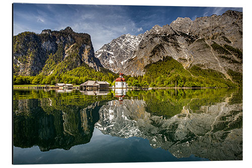 Alumiinitaulu Königssee with St. Bartholomä