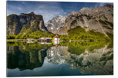 Gallery print Königssee with St. Bartholomä
