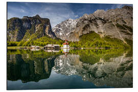 Magnettafel Königssee mit St. Bartholomä
