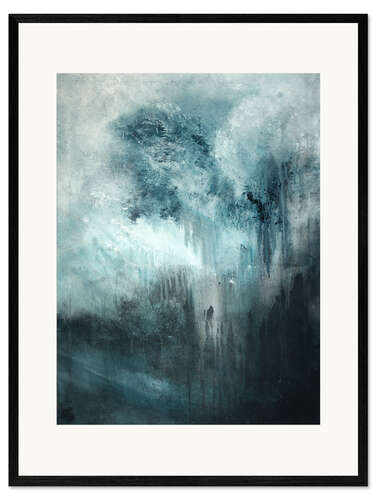 Inramat konsttryck Ocean Waves