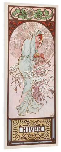 Foam board print The Four Seasons - Winter (Hiver)